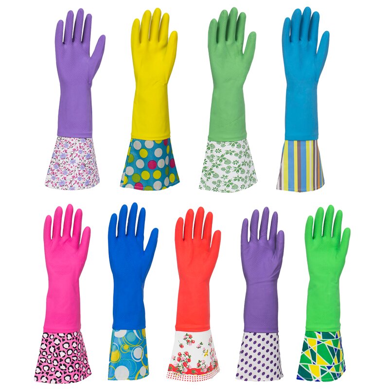 Household Washing Gloves Manufacturer - Toilet Bathroom Waterproof Latex Rubber