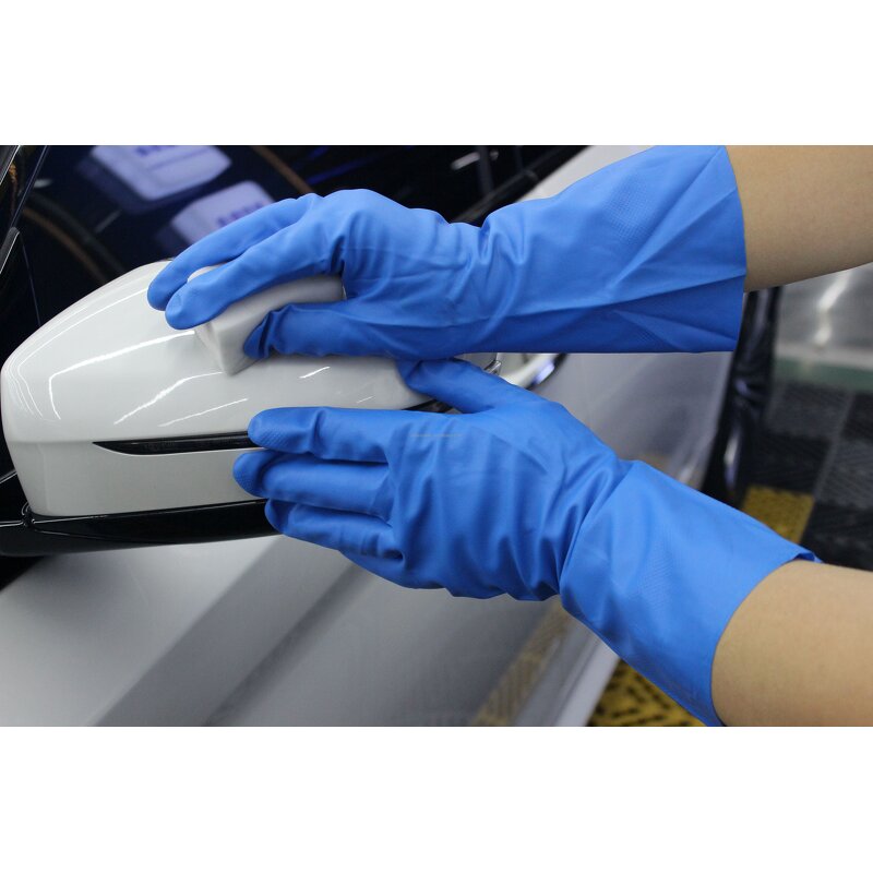 Nitrile Safety Gloves Manufacturer - Diamond Texture Reusable Work Gloves