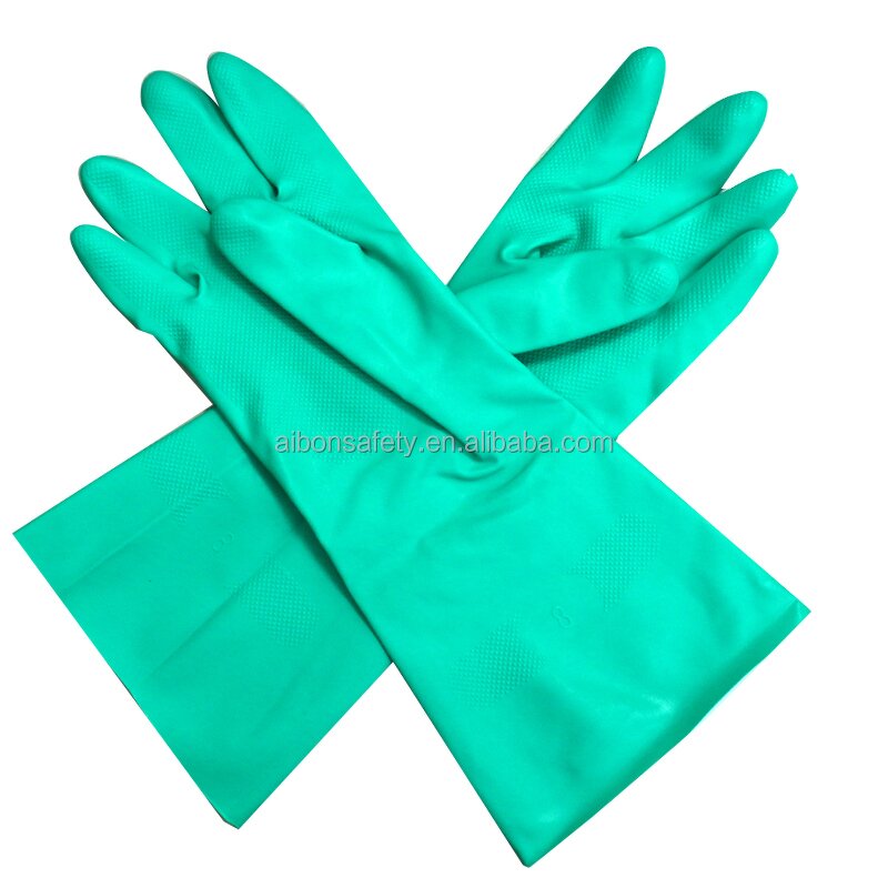 Nitrile Gloves Manufacturer - Long Cuff Extended Protection Work Gloves