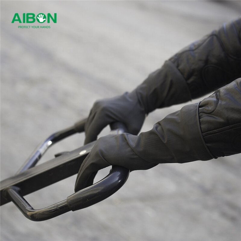 Work Gloves Manufacturer - Black Dishwasher Safe Heavy Duty Microfoam