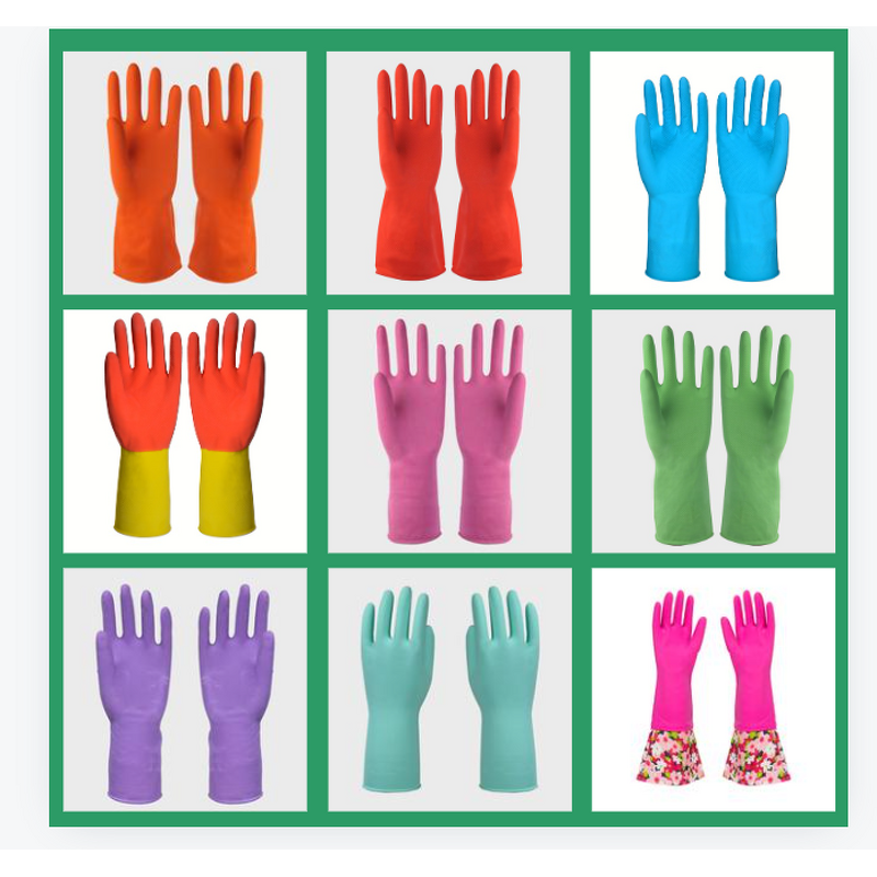 Latex Household Gloves Manufacturer - Reusable Kitchen Cleaning Waterproof Gloves