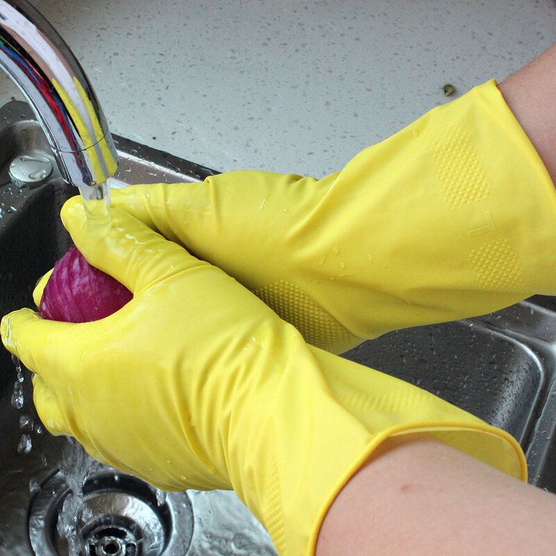 Rubber Gloves Manufacturer - Waterproof Household Garden Flower Cleaning