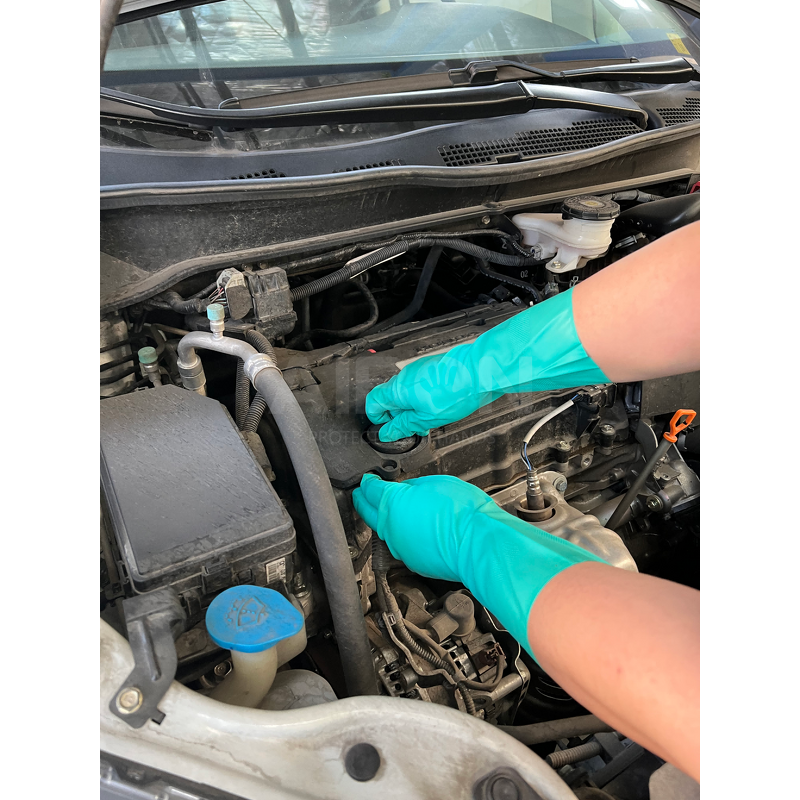 Cotton Gloves Manufacturer - Heavy Duty Rubber Nitrile Diamond Winter Grip