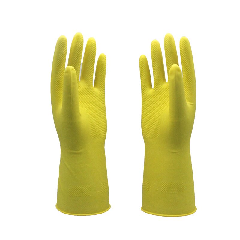 Latex Work Gloves Manufacturer - Reusable Heavy Duty Colored Lined Gloves