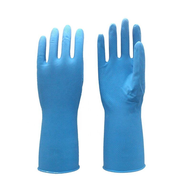Dish Washing Gloves Manufacturer - Customized Logo Cleaning Latex Gloves