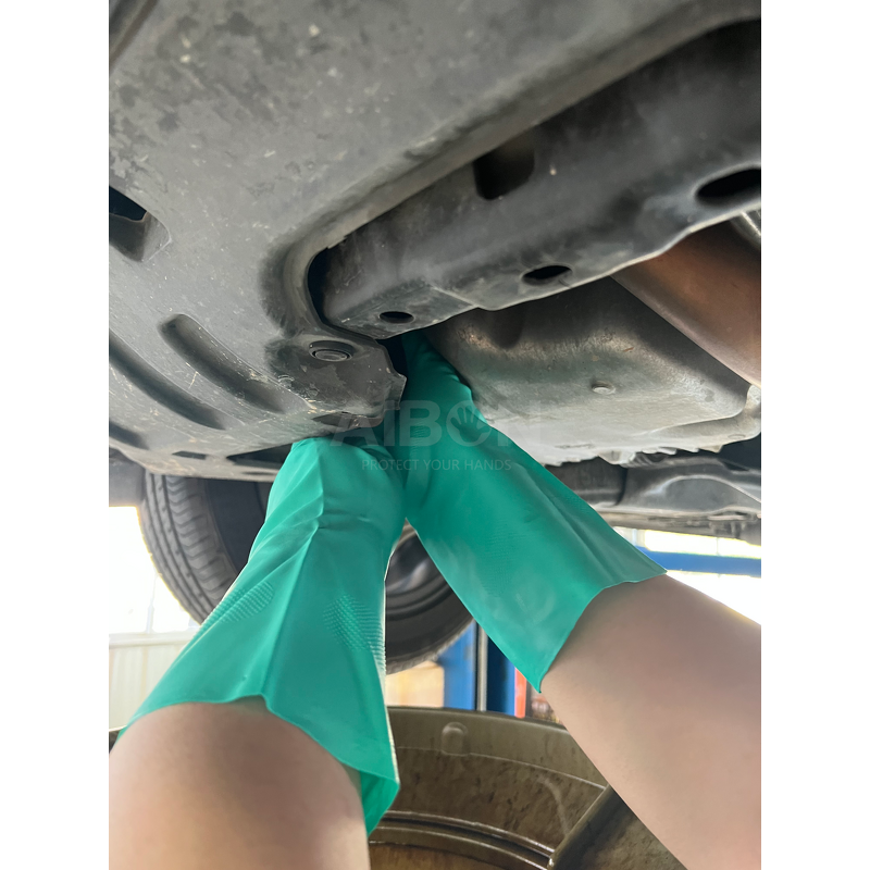 Dishwashing Gloves Manufacturer - Nitrile Anti-Slip Thin Rubber Kitchen Gloves