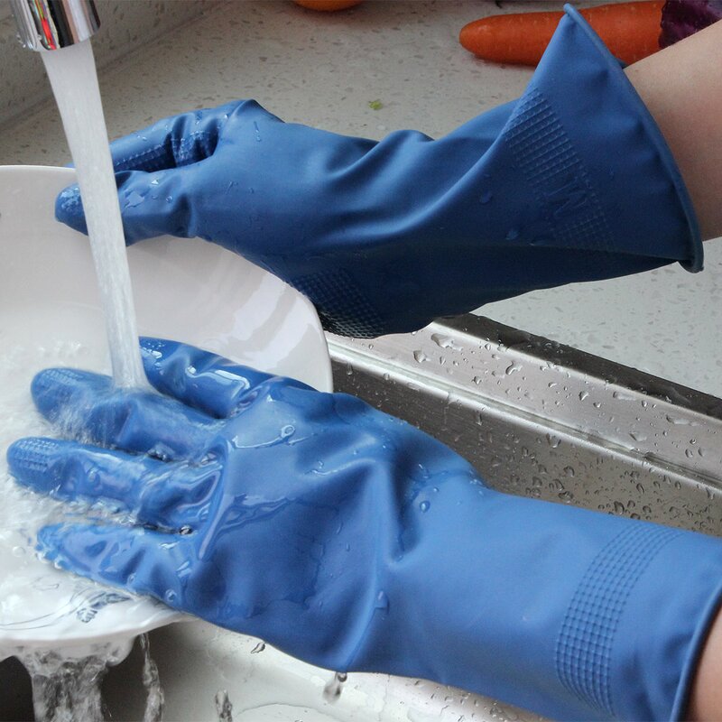 Latex Gloves Manufacturer - Cleaning Long Hand Garden Construction Women