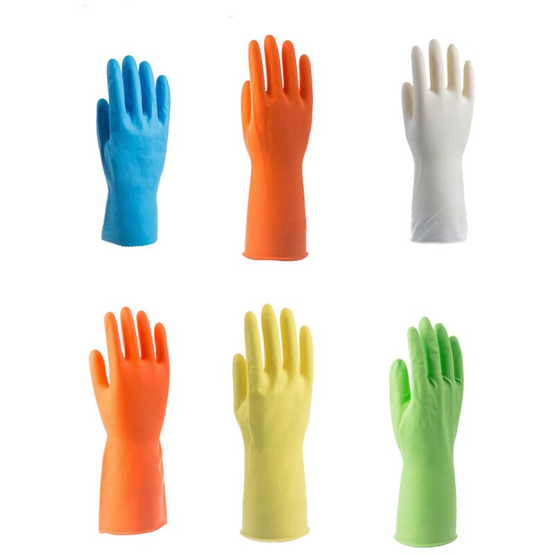 Household Latex Gloves Manufacturer - UK EU Popular Dish Washing Cleaning Gloves