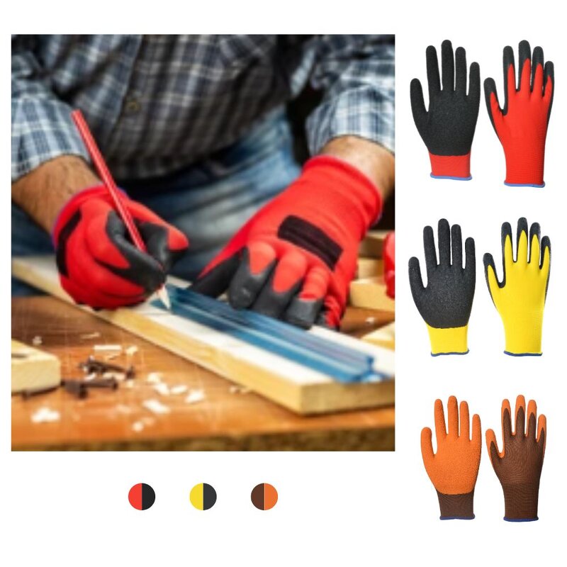 Work Gloves Supplier - OEM Touch Screen Anti Oil Latex Coated