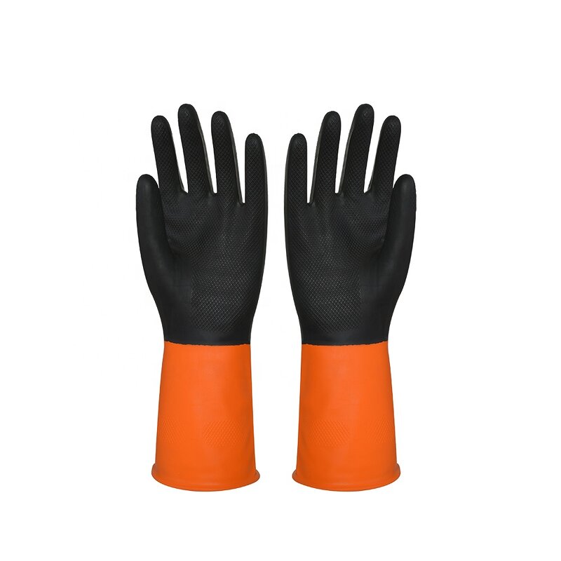 Rubber Latex Gloves Manufacturer - OEM Industrial Work Gloves Factory Price