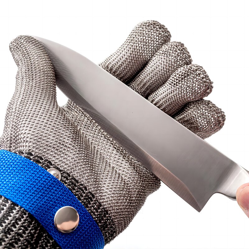 Cut Resistant Gloves Manufacturer - White PU Coated Level 4 Butcher Gloves