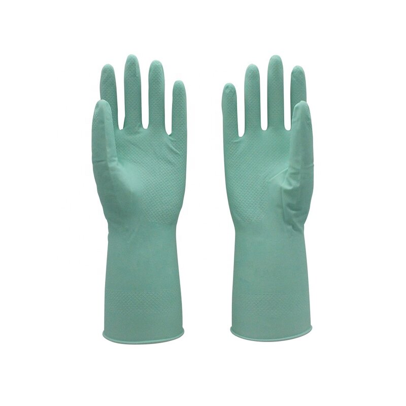 Dish Washing Gloves Manufacturer - Customized Logo Cleaning Latex Gloves