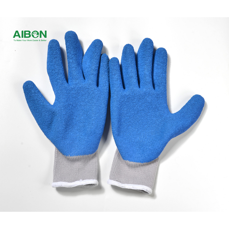 Work Gloves Manufacturer - Recycled Polyester Garden Foam Latex Coated