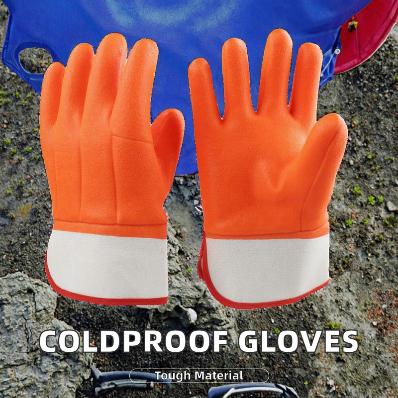 Winter Safety Gloves Manufacturer - PVC Dipping Cotton Liner Low Temperature