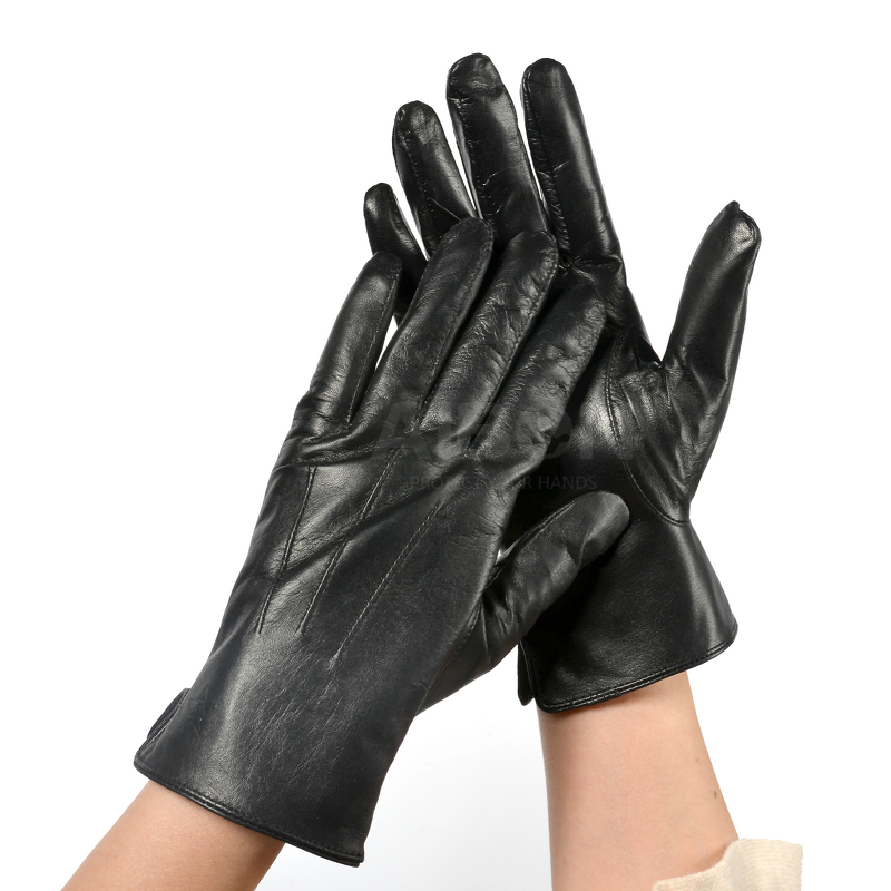 Winter Gloves Manufacturer - Customized Fur Cuff PU Leather Touch Screen