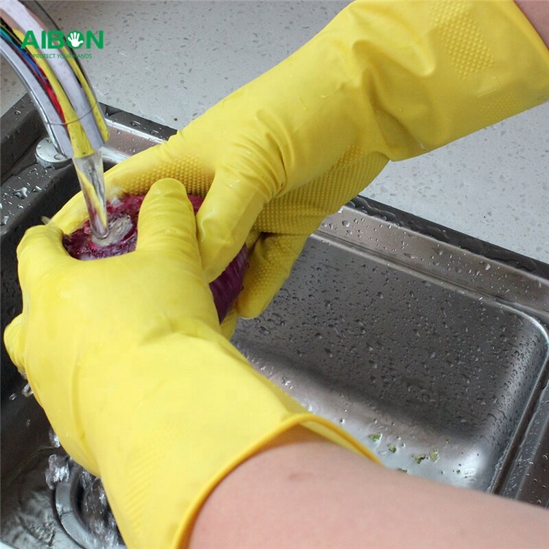 PVC Kitchen Gloves Manufacturer - Reusable Women Cleaning Household Gloves