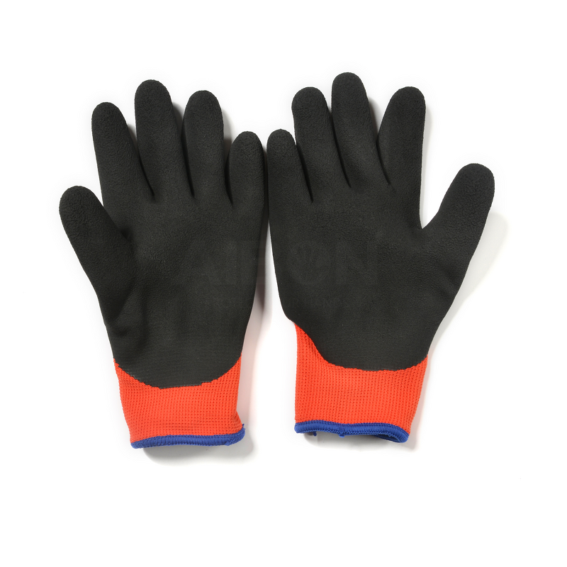 Safety Gloves Manufacturer - Orange Impact Cut Resistant Uncoated Nylon