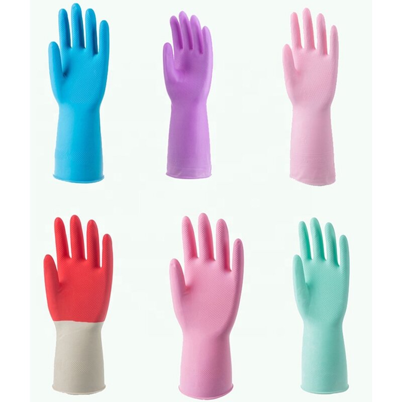 Kitchen Work Gloves Manufacturer - Long Sleeve Rubber Dishwashing Waterproof
