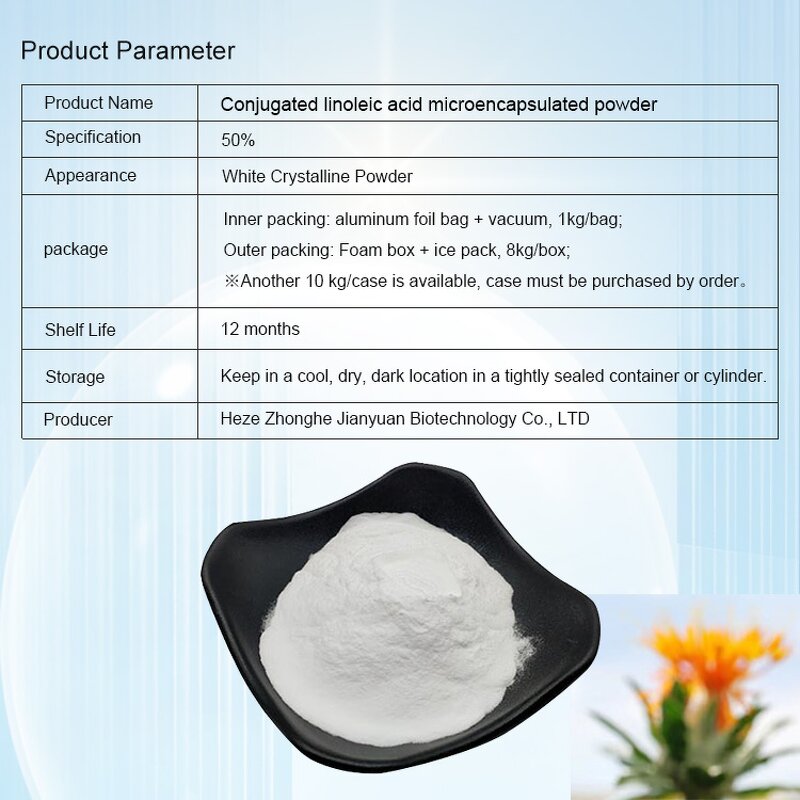 Food Grade CLA Powder Manufacturer - Herbal Conjugated Linoleic Acid