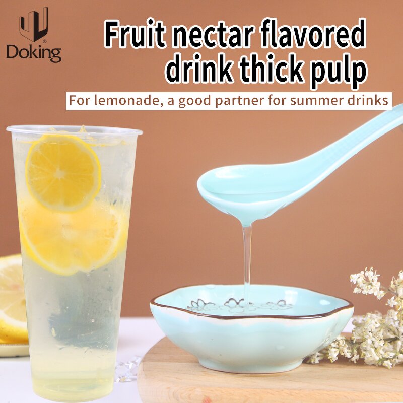 Lemon Syrup Manufacturer - OEM Sugar Syrup Bubble Tea Raw Material