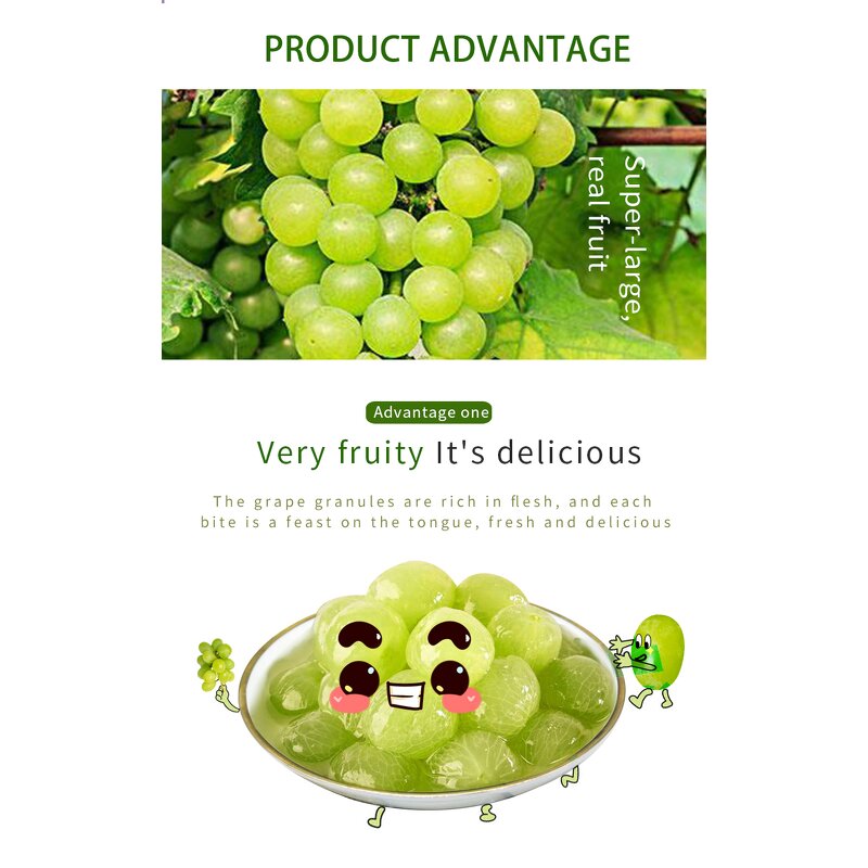 Fruit Granules Supplier - High Quality Delicious Grape Granules