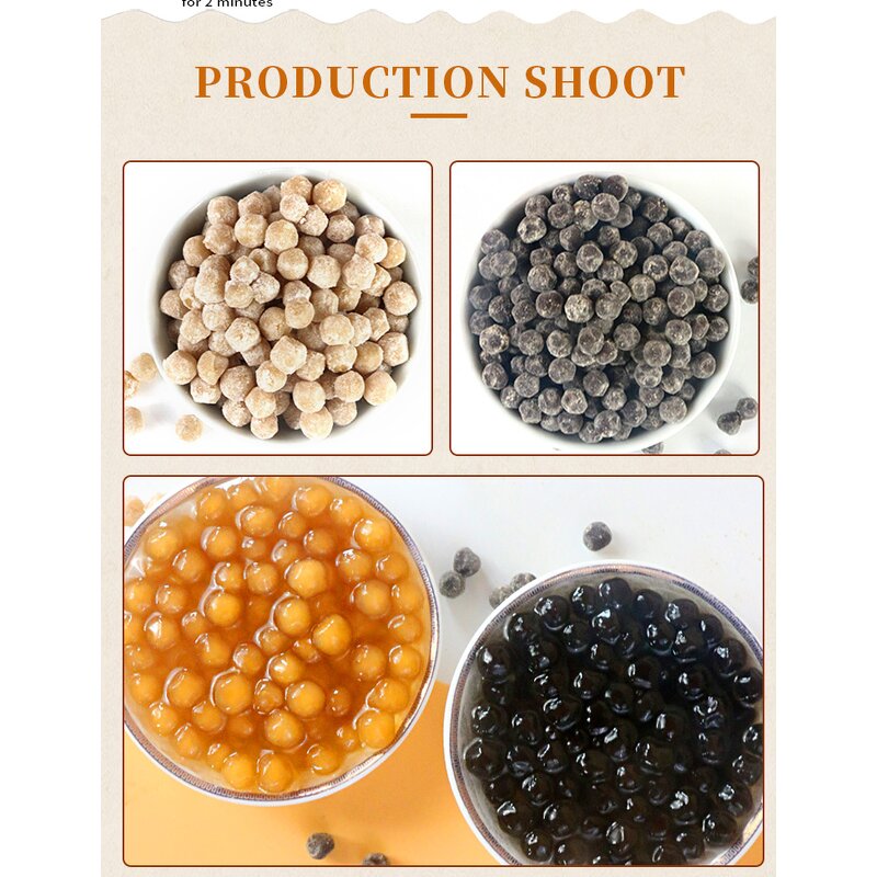 Black Tapioca Pearls Supplier - Quick Cooking Small Packages 30g