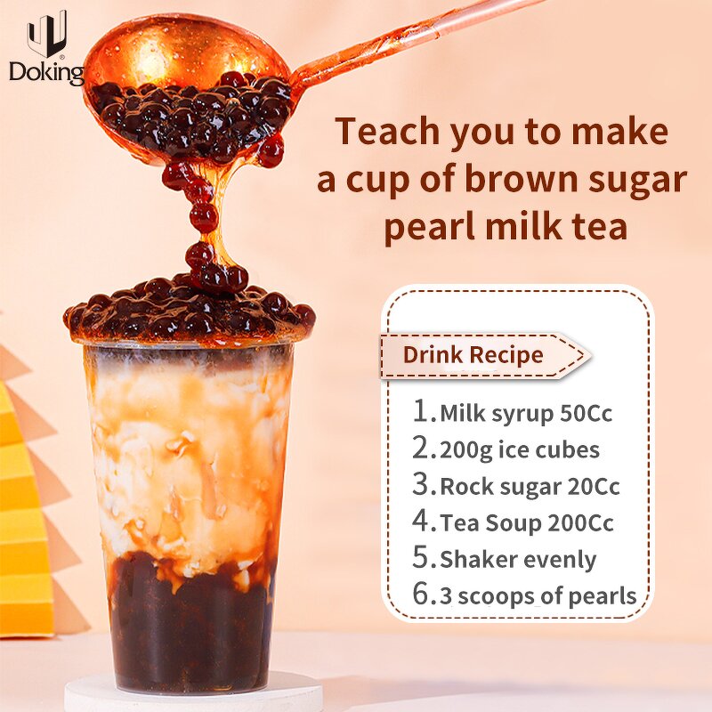 Brown Sugar Tapioca Pearls Manufacturer - Premium Sweet Taste Regular