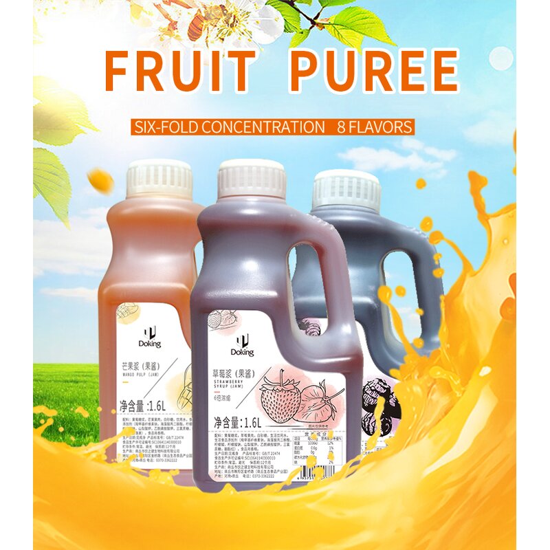 Taro Syrup Supplier - 1.6L 6 Times Concentrate for Bakery