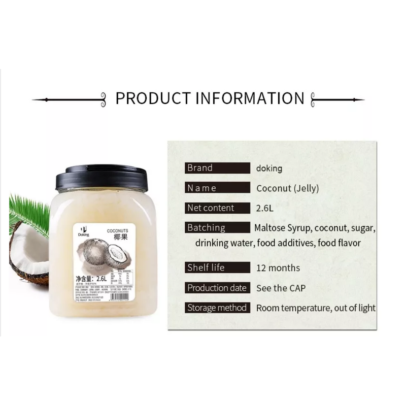 Coconut Jelly Supplier - Bubble Tea Raw Material Factory