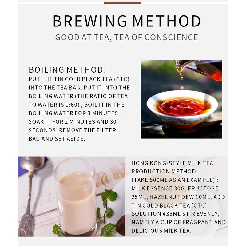 Black Tea Manufacturer - Fruity Barley Flavor Popular Bubble Tea