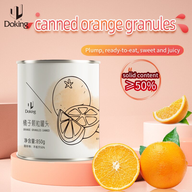 Orange Granules Manufacturer - Canned Oranges for Bubble Tea Drinks