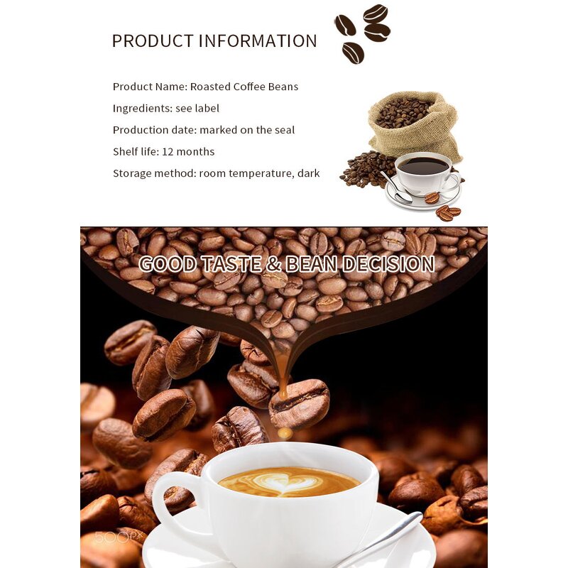 Coffee Beans Manufacturer - Roasted Italian Flavor Household