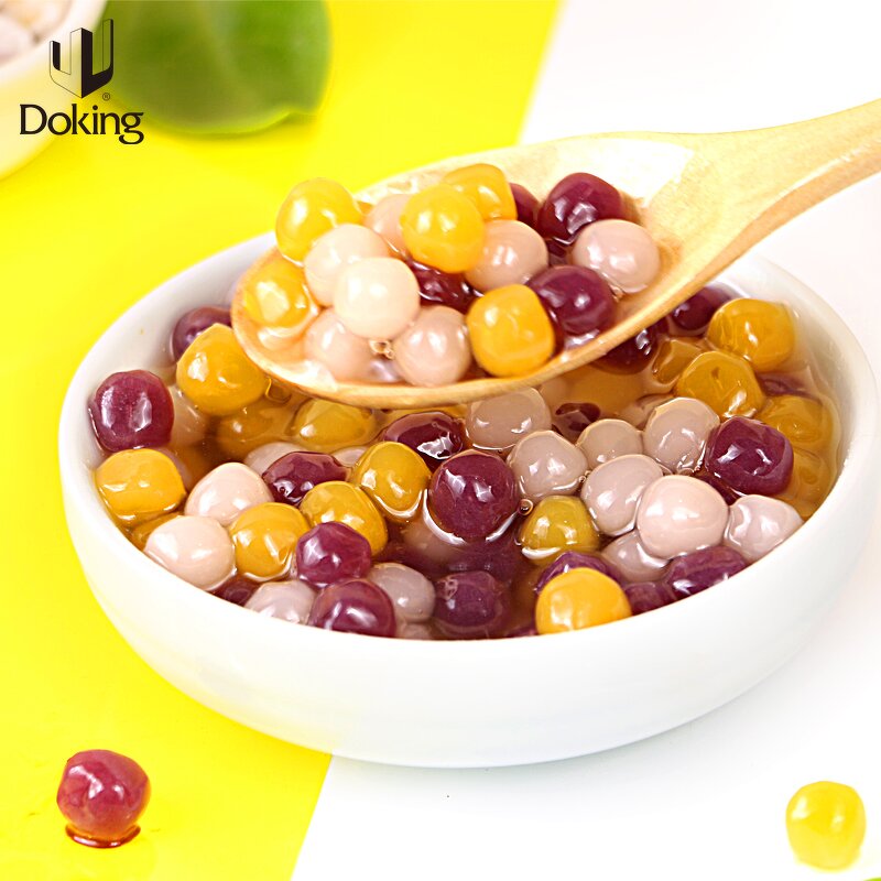 Taro Balls Manufacturer - Instant Boba 3 Colors Room Temperature Storage