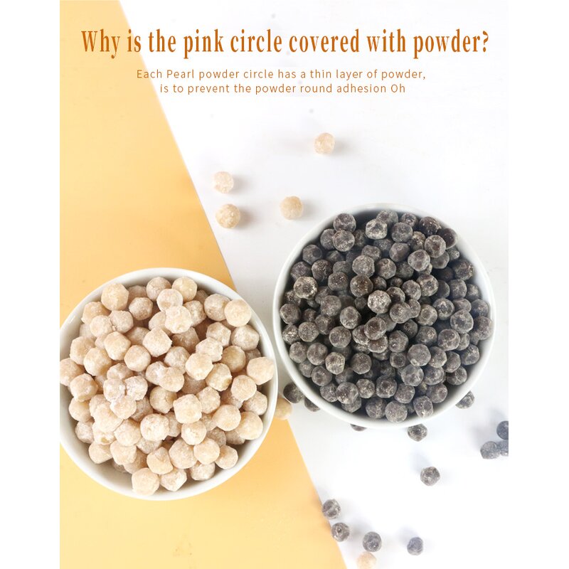 Black Tapioca Pearls Supplier - Quick Cooking Small Packages 30g