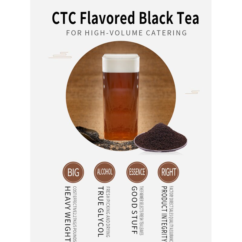 Black Tea Manufacturer - CTC Flavored for Bubble Mike Tea