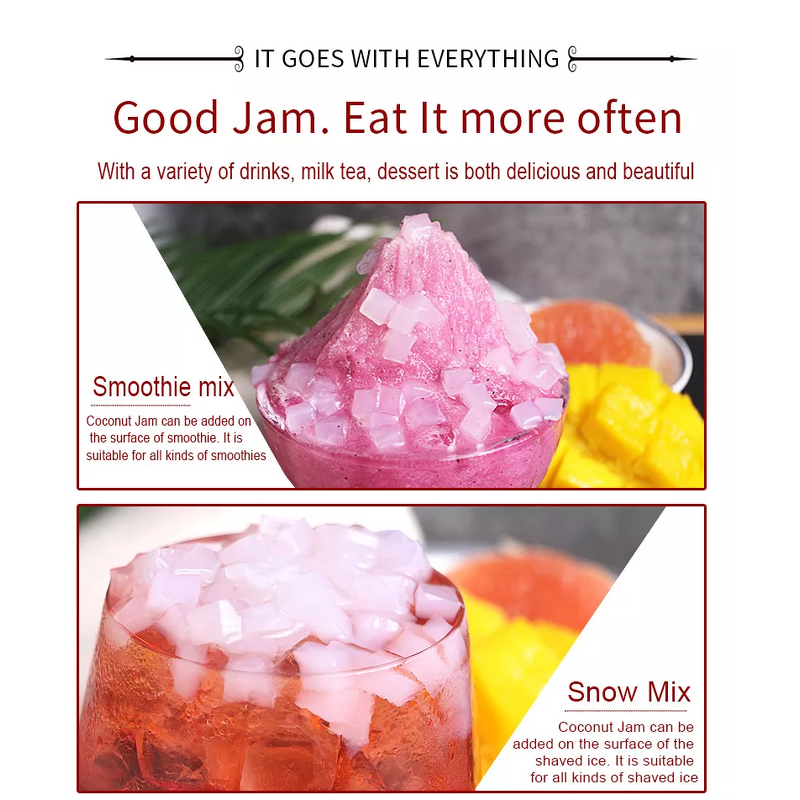 Coconut Jelly Supplier - Bubble Tea Raw Material Factory