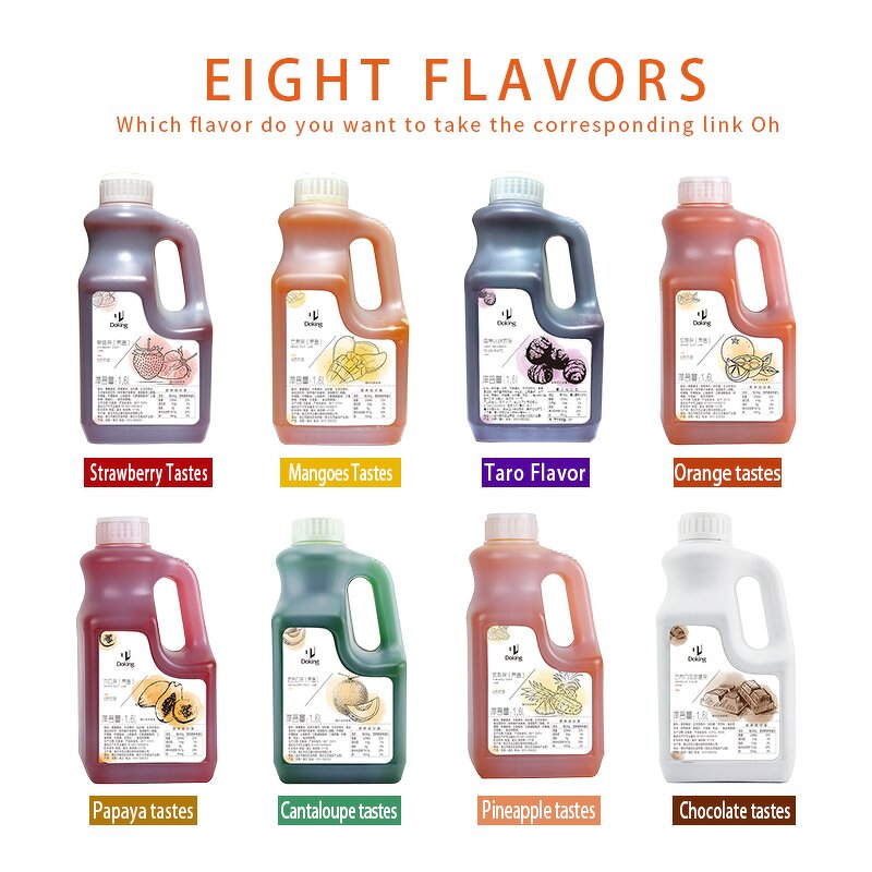 Orange Syrup Manufacturer - 1.6L 6 Times Concentrate for Bakery