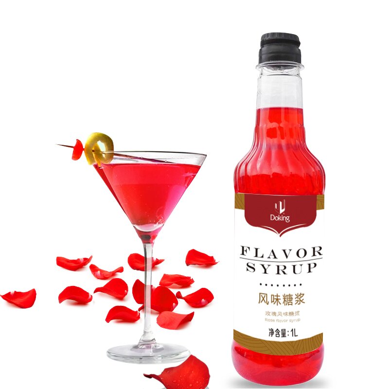Rose Syrup Supplier - Beverage Ingredients for Cocktail Milk Tea