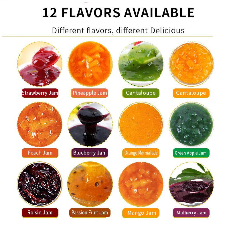 Yellow Peach Jam Supplier - 0 Fat Spread for Bread and Drinks