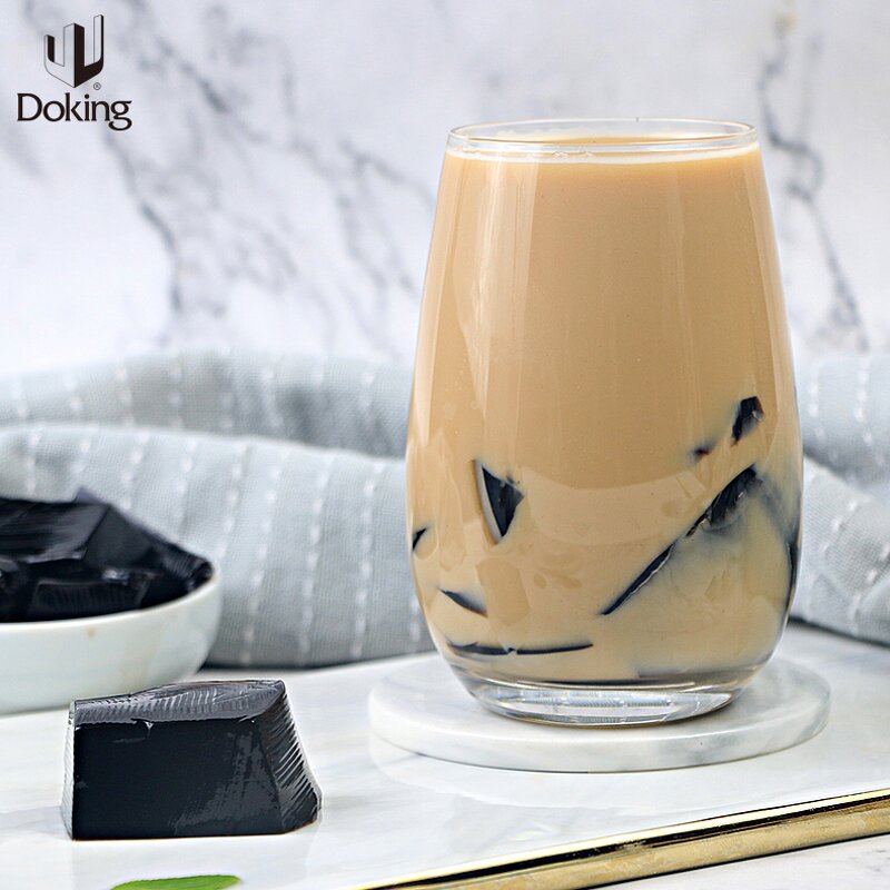 Grass Jelly Manufacturer - 800g Canned Sweet for Milk Tea Drinks