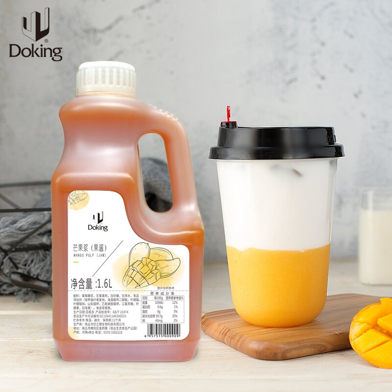 Mango Puree Manufacturer - 1.6L Sweet Concentrate for Milk Tea