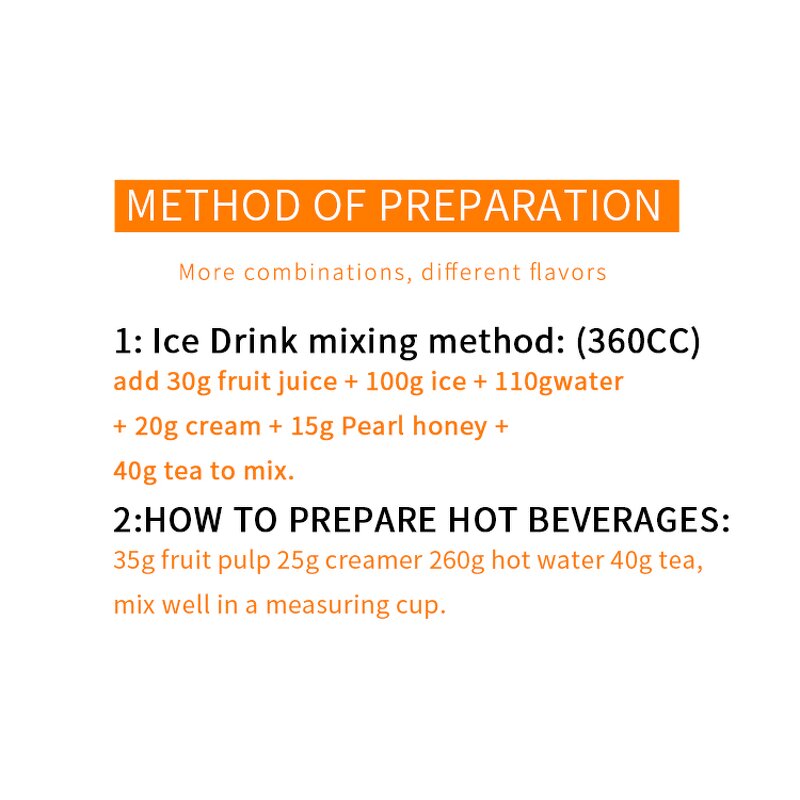 Orange Puree Supplier - Concentrated Fruit Pulp for Bubble Tea