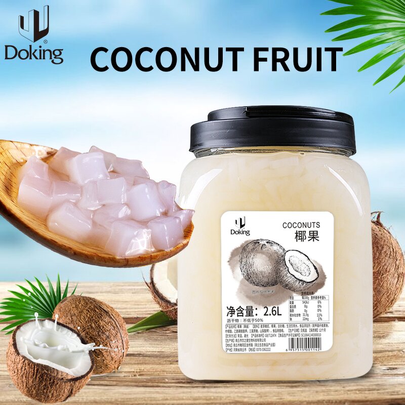 Diced Coconut Jelly Supplier - Raw Material for Milk Tea Decoration