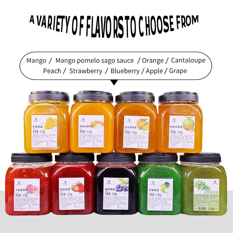 Mango Sago Jam Manufacturer - 2.5kg Healthy and Delicious Bakery