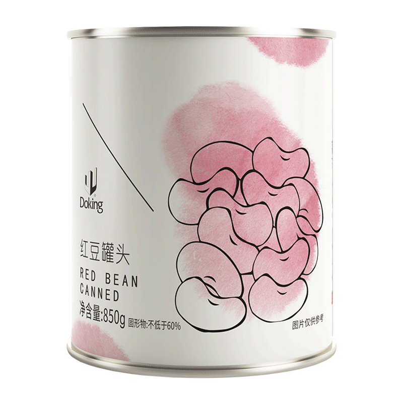 Red Bean Supplier - 850g Canned Sweet for Milk Tea Drinks
