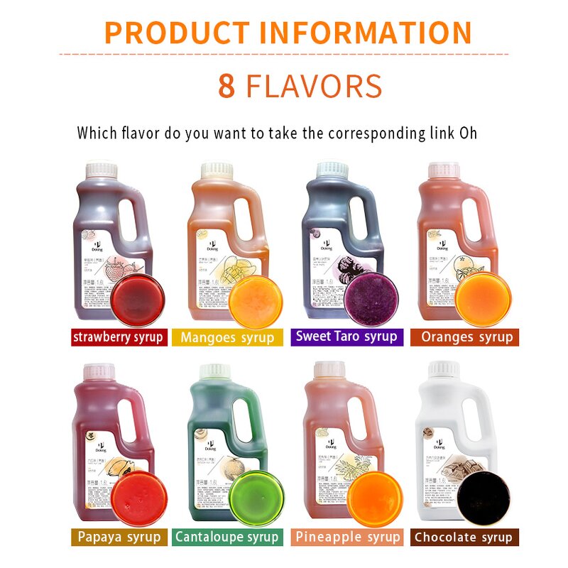 Chocolate Syrup Supplier - Concentrated Pulp for Bubble Tea Shop