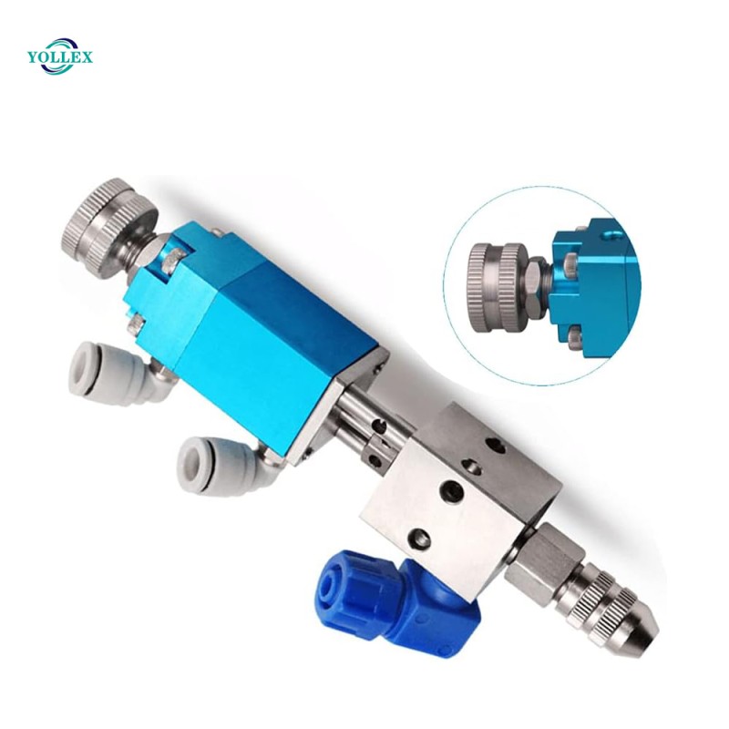 Back Suction Type Dispensing Valve Large Flow Single Liquid Silicone Valve Silicone Anti-Drip Glue Valve for Dispensing Machine