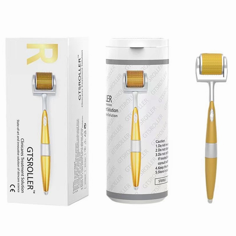 Beauty Massage 192 Microneedling Beard Growth Hair Roller Micro Needle Face Skin Care 192 Dermaroller