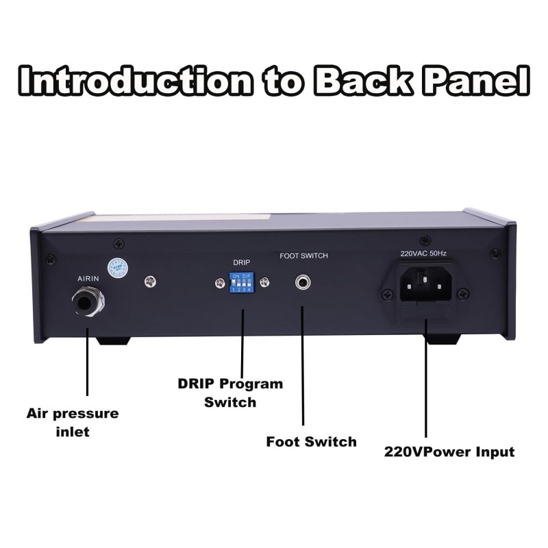 Semi Automatic Glue Dispenser Machine Solder Paste Controller Glue Dropper 982 Glue Liquid Adhesive Dispenser Timer Controlled