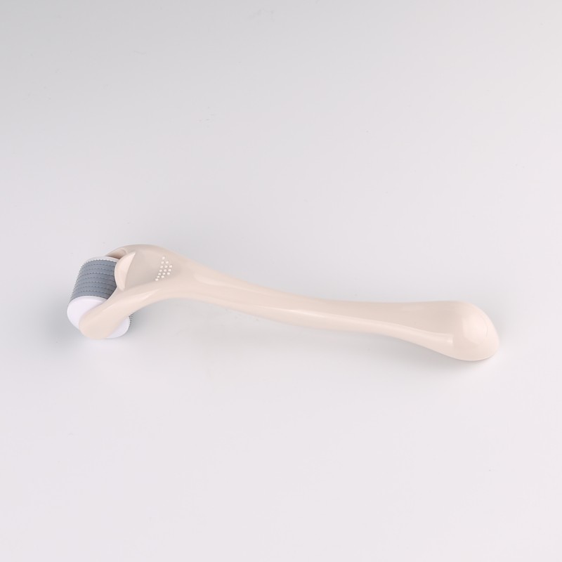 CE RoSH Beige Miconeedling Skin Roller 540 Selectable Needle Length 0.2 mm to 3mm Hair Regrowth Facial Beauty Derma Roller